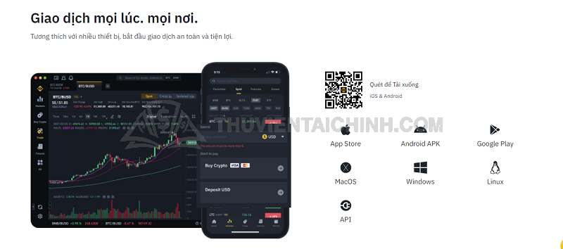 Giao dịch mọi lúc mọi nơi trên mọi nền tảng
