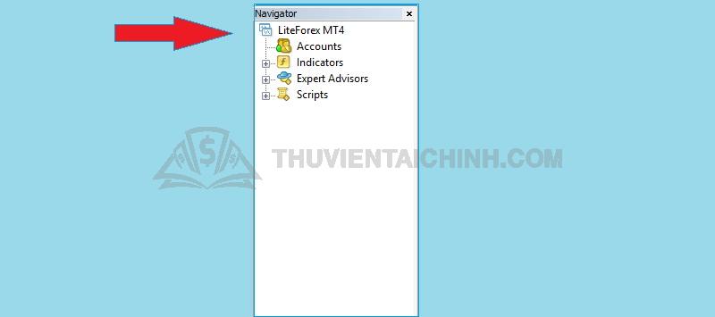 Phần Navigator trong mt4