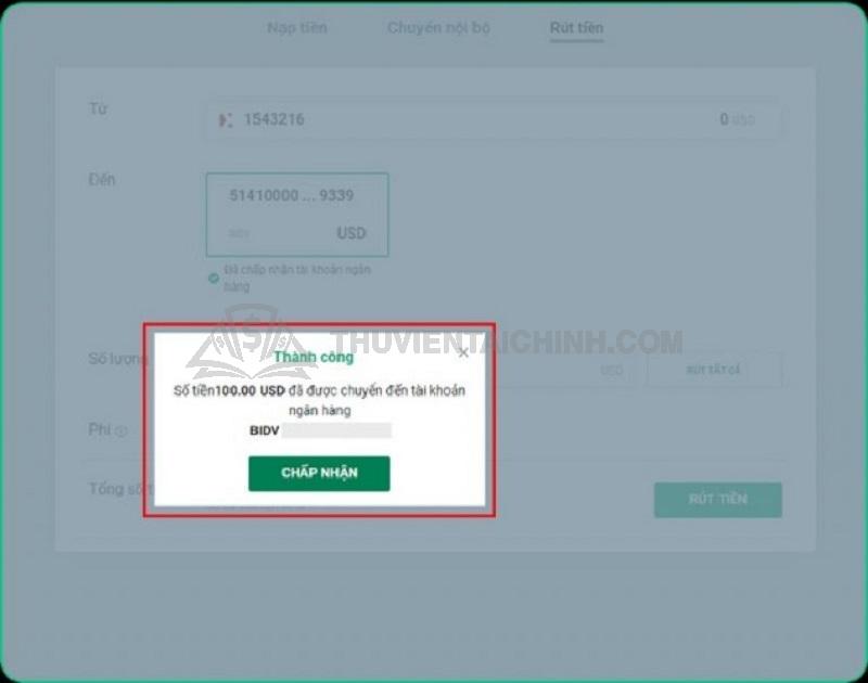Rút tiền sàn XTB trên điện thoại