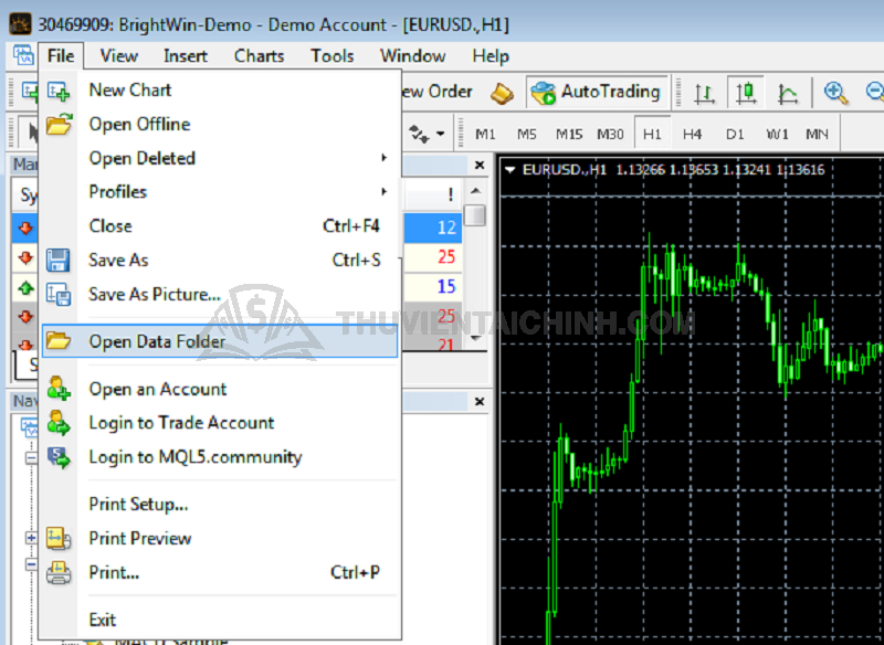 Hướng dẫn cài đặt Robot EA và Indicators vào MT5 Lite Finance