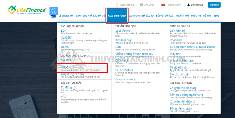 Hướng dẫn cài đặt Robot EA và Indicators vào MT5 Lite Finance