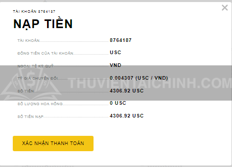 Kiểm tra một lần nữa các thông tin để đảm bảo sự chính xác