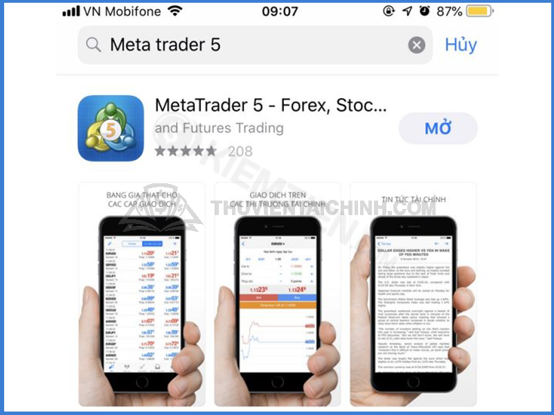Hướng dẫn tải phần mềm MT5 LiteForex về máy tính và điện thoại