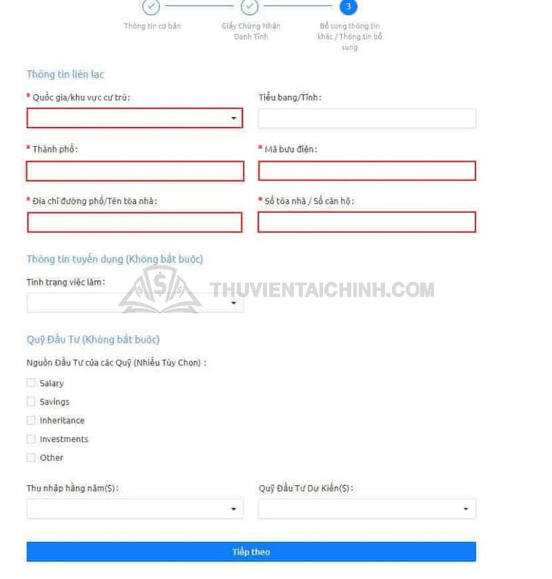 Hướng dẫn mở tài khoản sàn Kucoin