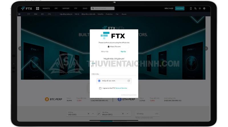 Hướng dẫn mở và xác minh tài khoản FTX