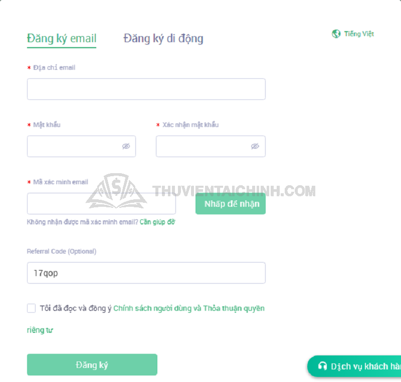 Hướng dẫn mở và xác minh tài khoản sàn MXC (MEXC)