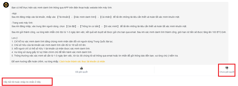 Xác minh khuôn mặt trên Binance không được phải làm gì?