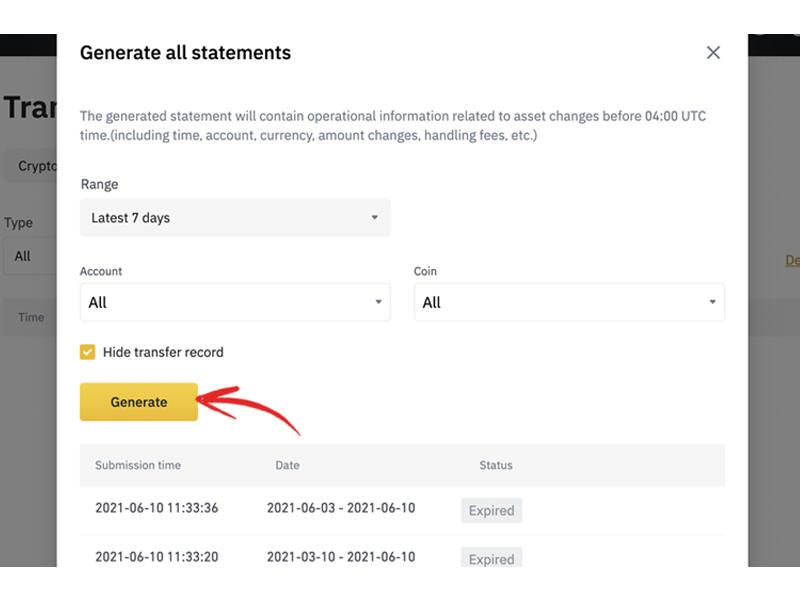 Generate - Xuất dữ liệu