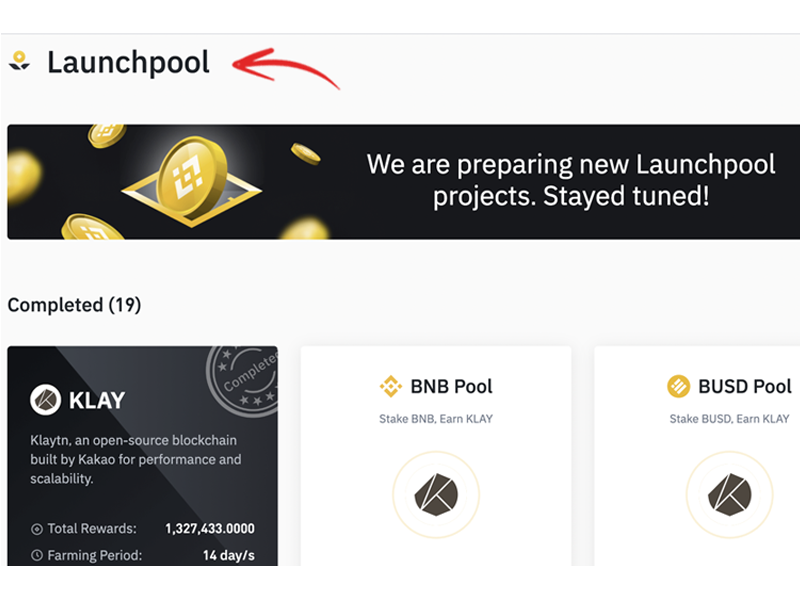 Binance Launchpool