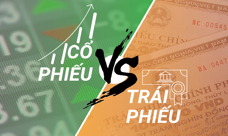Sự khác nhau giữa cổ phiếu và trái phiếu