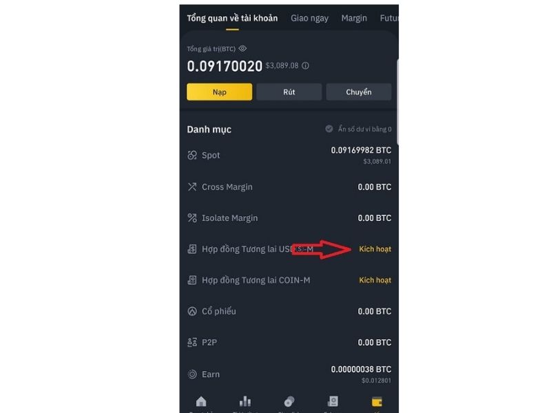 Cách mở tài khoản Binance Futures