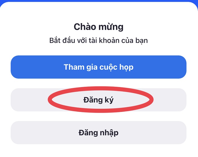 Cài đặt ứng dụng Zoom