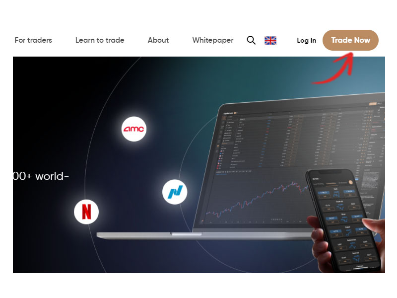Bước 1: Đăng ký tài khoản sàn Capital.com