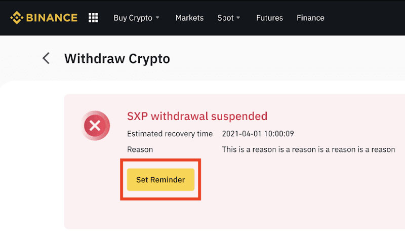 Làm thế nào để kiểm tra nguyên nhân chức năng rút tiền trên Binance bị vô hiệu hoá?