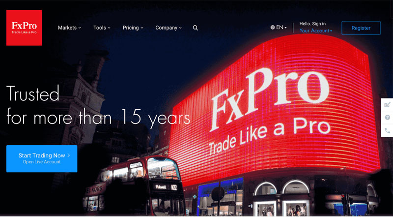 Ưu điểm của sàn FxPro