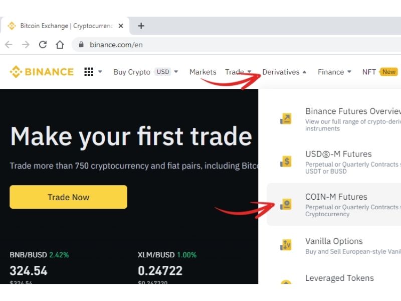 Hướng dẫn chi tiết giao dịch Futures trên Binance