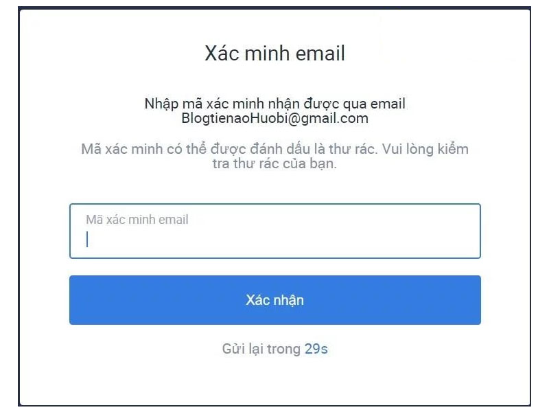 Cách xác minh danh tính cá nhân (KYC) trên sàn Huobi
