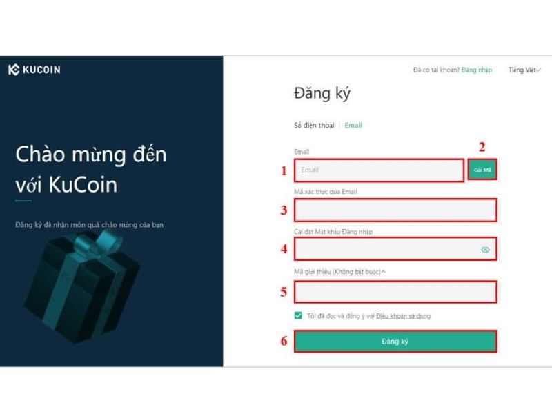 Hướng dẫn bạn đăng ký tài khoản