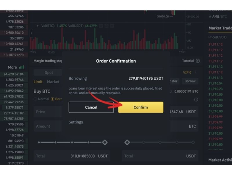 Hướng dẫn cách chơi Margin trên Binance