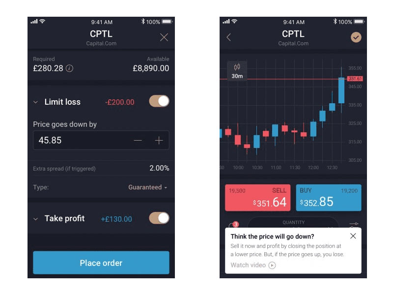 Chi phí rút tiền sàn Capital.com