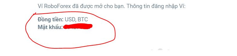 Điền thông tin mật khẩu