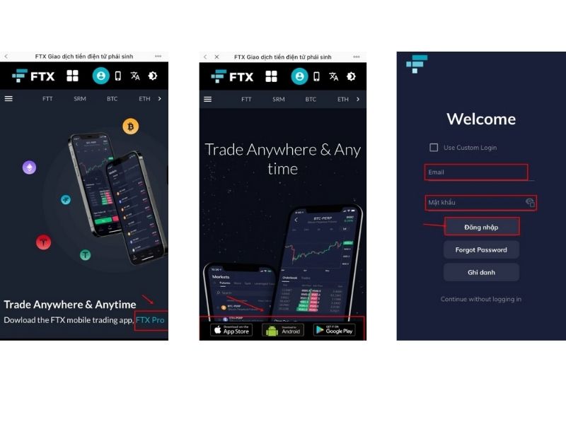 Cách tải app FTX về điện thoại