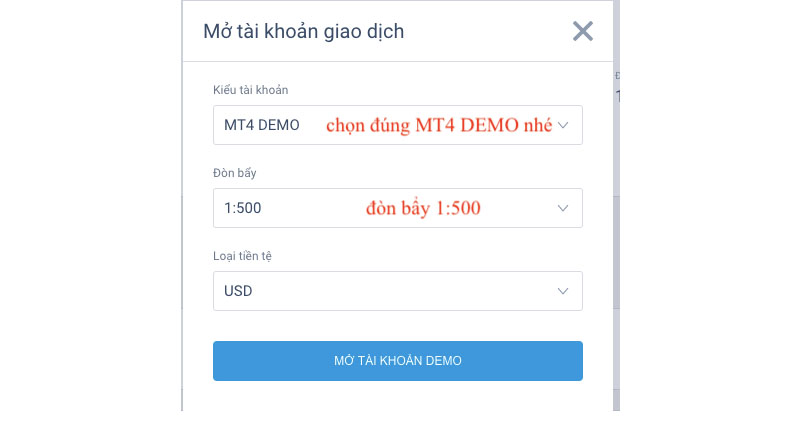 Cách đầu tư Bitcoin trên tài khoản Demo chi tiết