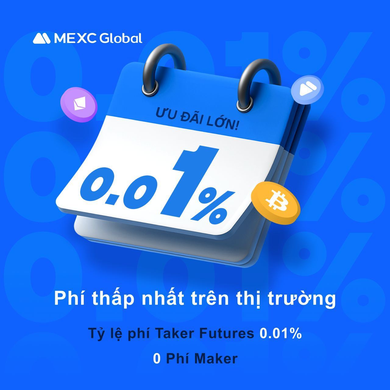 Phí giao dịch siêu ưu đãi từ MEXC