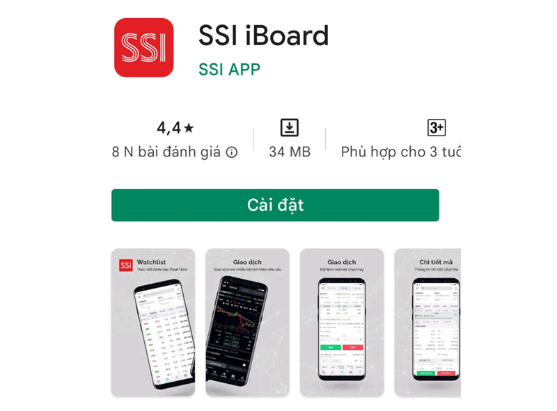 App đầu tư chứng khoán SSI Pro Trading