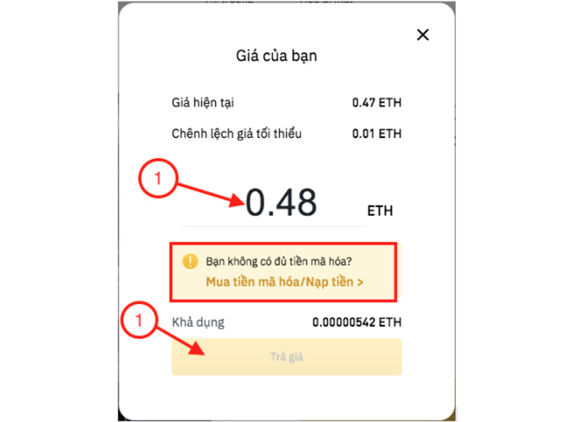 Hướng dẫn tham gia đấu giá trên Binance NFT