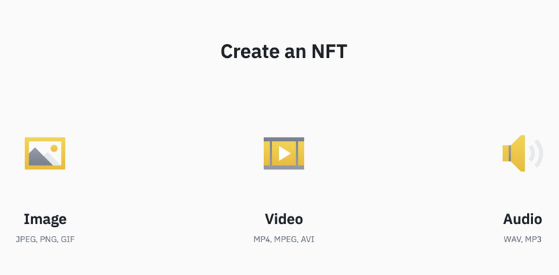 Chọn cho mình một hình thức NFT trên Binance