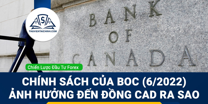 Chính sách của BOC (6/2022) ảnh hưởng đến đồng CAD ra sao