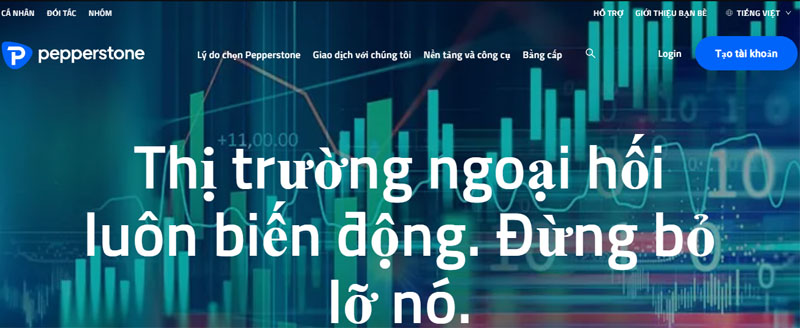 Bước 1: Tiến hành mở tài khoản giao dịch sàn Pepperstone