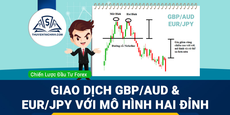 Giao dịch GBP/AUD và EUR/JPY với mô hình hai đỉnh