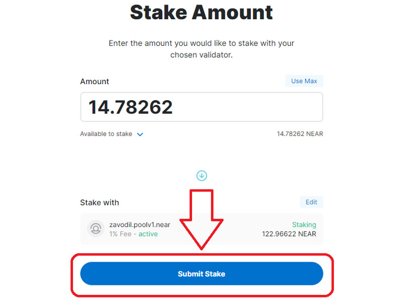 Bước 3: Điền số lượng token thích hợp