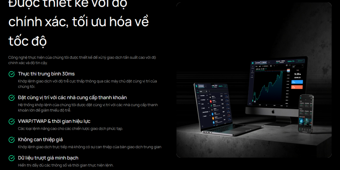 Giao dịch vàng hay crypto trong thị trường biến động? Vì sao tốc độ khớp lệnh lại quyết định lợi nhuận