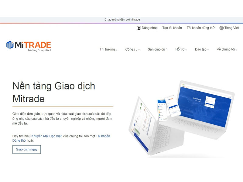 Đôi nét về sàn Mitrade