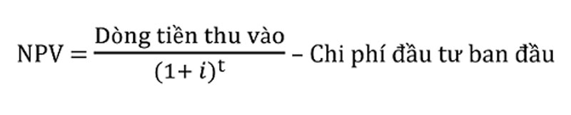 Cách tính NPV (Net Present Value)