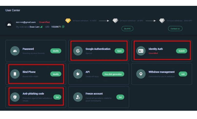 Trung tâm giao dịch MX Token
