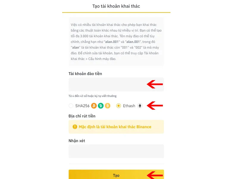 Bạn chỉ cần nhập tên user