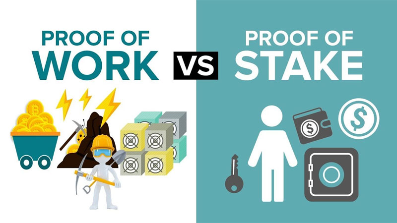 Proof Of Stake và Proof Of Work khác nhau như thế nào?