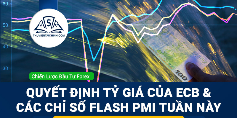 Quyết định tỷ giá của ECB và các chỉ số PMI flash tuần này