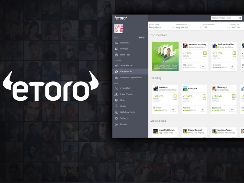 Những tổ chức nào đang đầu tư vào sàn Etoro?