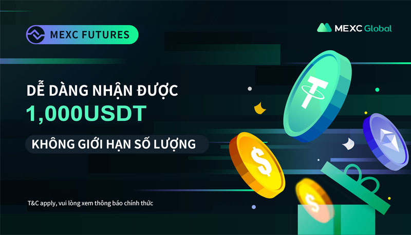 Một số sự kiện khuyến mãi sàn MEXC nổi bật