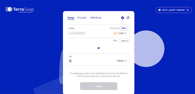 Cách thức hoạt động của sàn DEX TerraSwap