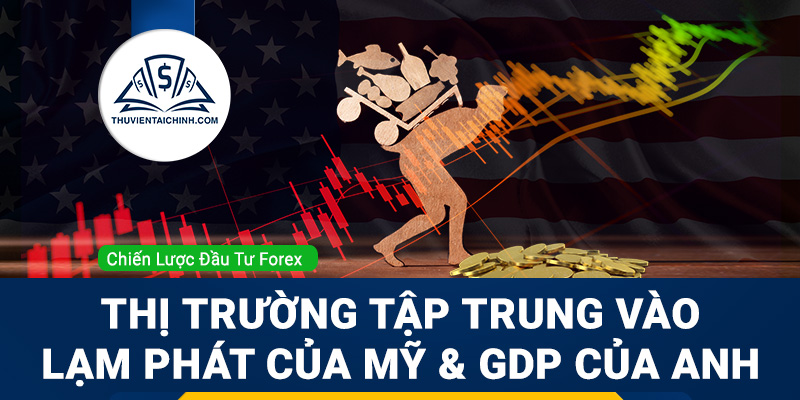Thị trường tập trung vào lạm phát của Mỹ và GDP của Anh
