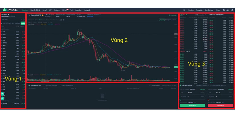 Phiên bản chuyên nghiệp của MEXC